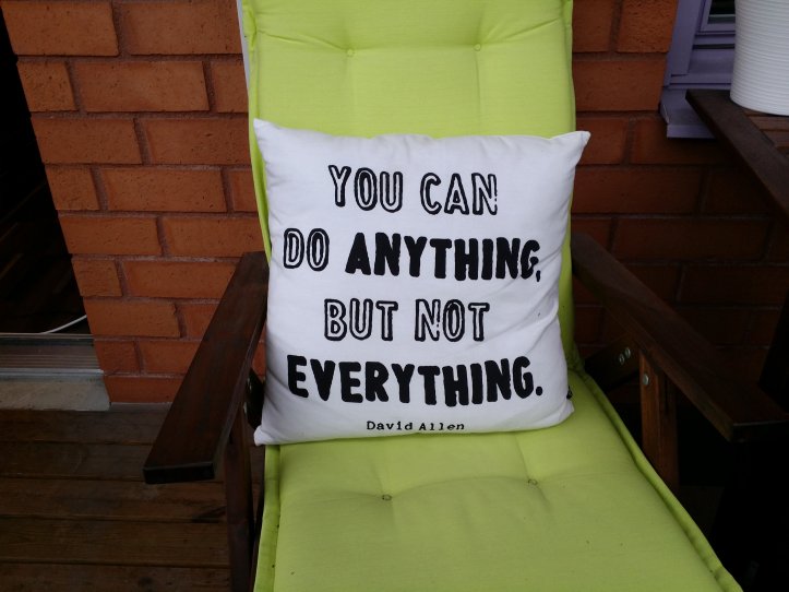 You can do anything pillow