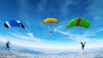 Multiple parachutes and gliders